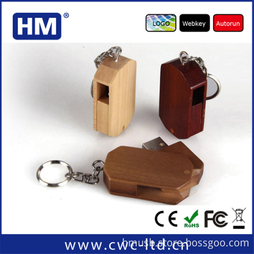 wooden usb pen drive gift box